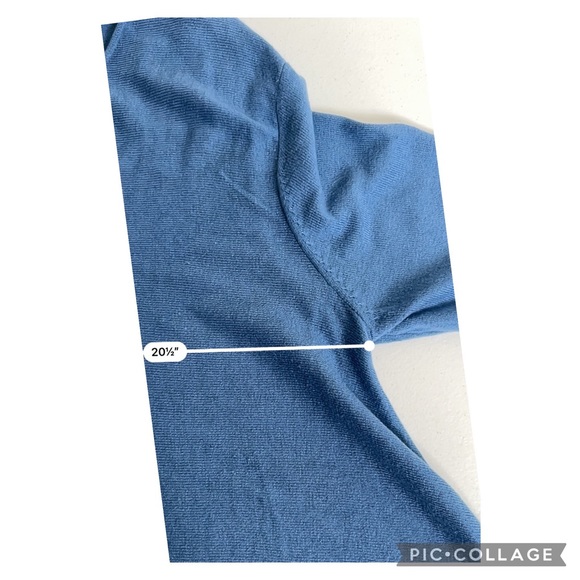 J. Jill Pure L Knit Pullover Tunic Top blue - Picture 5 of 12